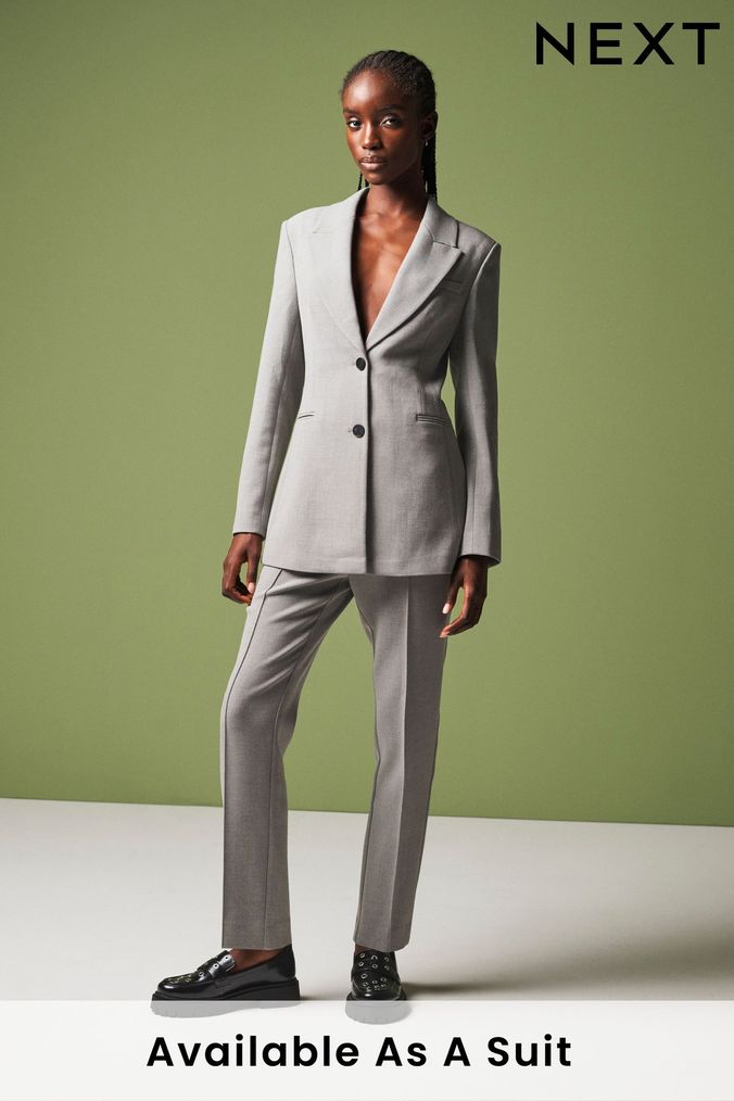An Affordable Cream Pant Suit for Spring